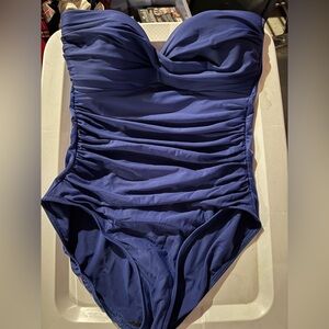 Miraclesuit Blue One Piece Swimsuit